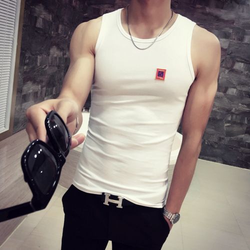 Débardeur homme maillot de corps en CVC pour été - Ref 1599353