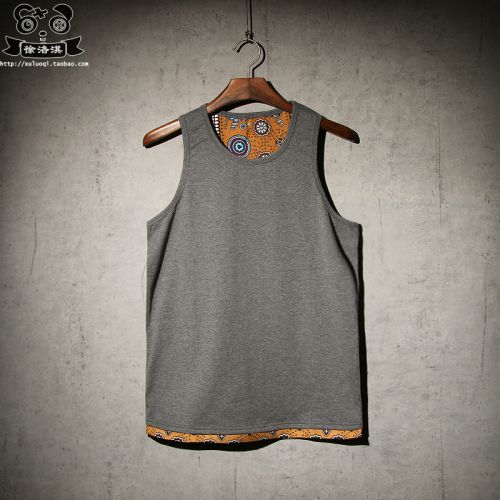 Débardeur homme maillot de corps en coton pour été - Ref 1599363