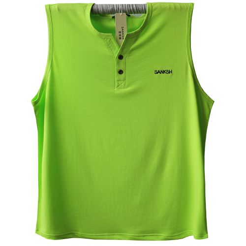 Débardeur homme maillot de corps en coton pour été - Ref 1599384