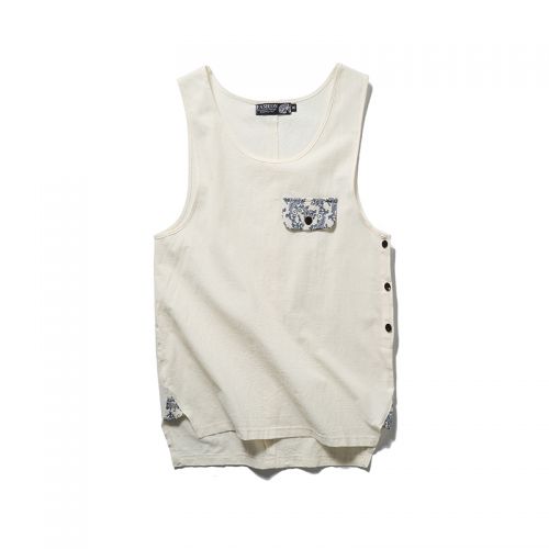 Débardeur homme maillot de corps en coton pour été - Ref 1599429