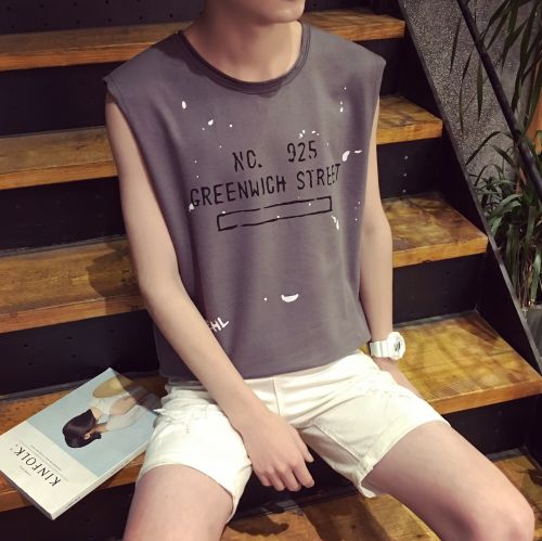 Débardeur homme maillot de corps en polyester pour été - Ref 1599434