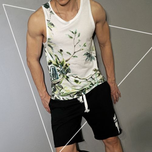 Débardeur homme maillot de corps TOMATOPAPA en coton pour été - Ref 1599550