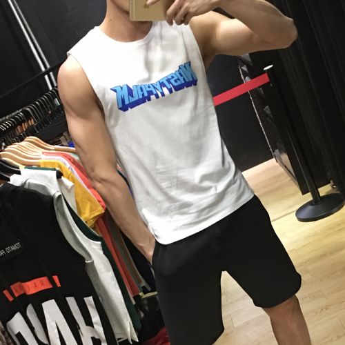 Débardeur homme maillot de corps TOMATOPAPA en coton pour été - Ref 1599552