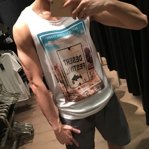 Débardeur homme maillot de corps TOMATOPAPA en coton pour été - Ref 1599555