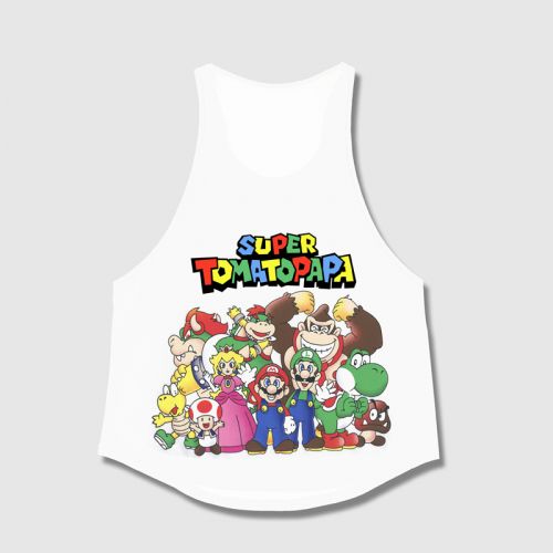 Débardeur homme maillot de corps TOMATOPAPA Polyéthylène téréphtalate PET polyuréthane élastique fibreux spandex pour été - Ref 1599559