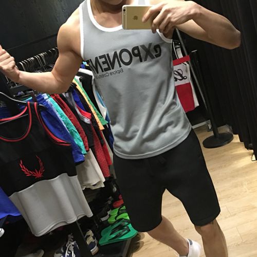 Débardeur homme maillot de corps TOMATOPAPA en coton pour été - Ref 1599569