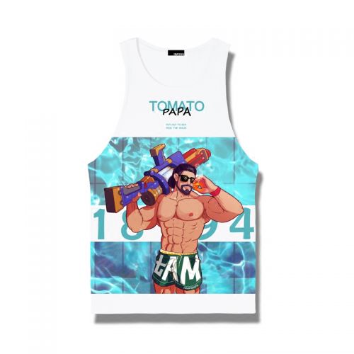 Débardeur homme maillot de corps TOMATOPAPA en coton pour été - Ref 1599585