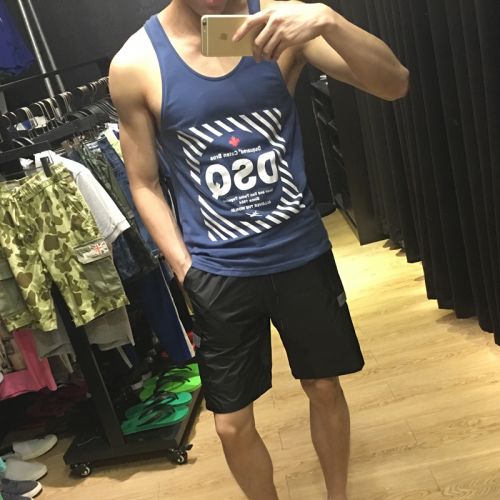 Débardeur homme maillot de corps TOMATOPAPA Coton, fibre élastique polyuréthane spandex pour été - Ref 1599604