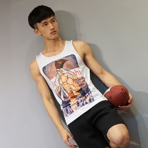 Débardeur homme maillot de corps TOMATOPAPA Polyéthylène téréphtalate PET polyuréthane élastique fibreux spandex pour été - Ref 1599621