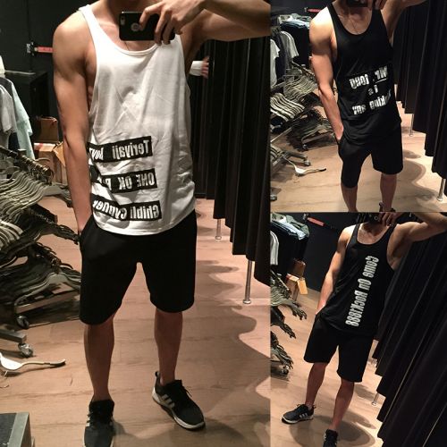 Débardeur homme maillot de corps TOMATOPAPA en coton pour été - Ref 1599635