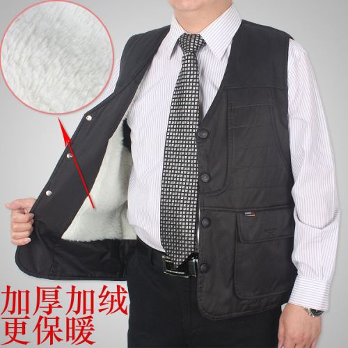 Débardeur homme Cotton vest en polyester pour hiver - Ref 1599698