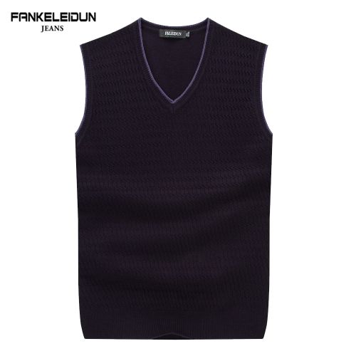 Débardeur homme Woolen gilet en coton pour automne - Ref 1599705