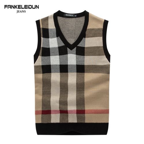 Débardeur homme Woolen gilet en laine pour automne - Ref 1599738