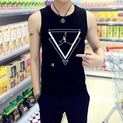 Débardeur homme maillot de corps en coton pour été - Ref 1599783