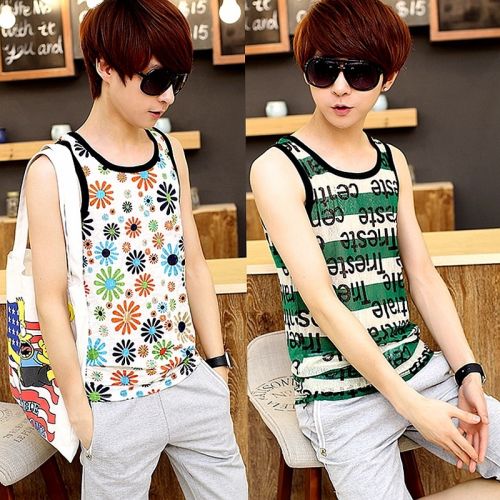 Débardeur homme maillot de corps en coton pour été - Ref 1599784