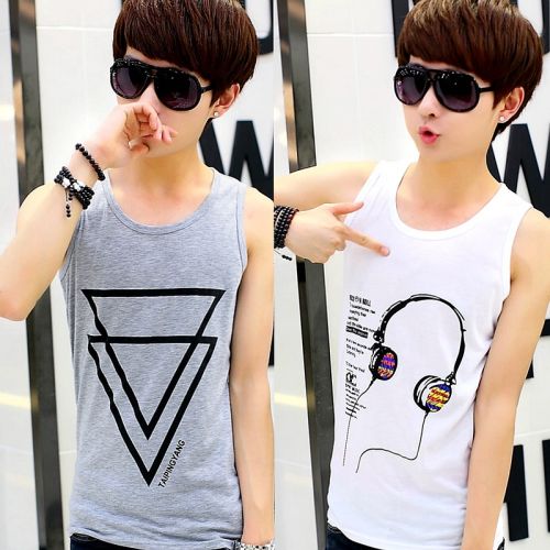 Débardeur homme maillot de corps en coton pour été - Ref 1599787