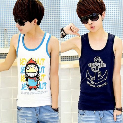 Débardeur homme maillot de corps en coton pour été - Ref 1599793