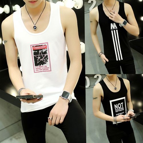 Débardeur homme maillot de corps en coton pour été - Ref 1599795