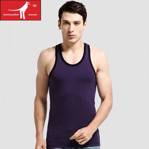 Débardeur homme maillot de corps OUBEAUTIFUL MOUSE fibres viscose rayonne polyuréthane élastique fibre spandex pour été - Ref 1600009