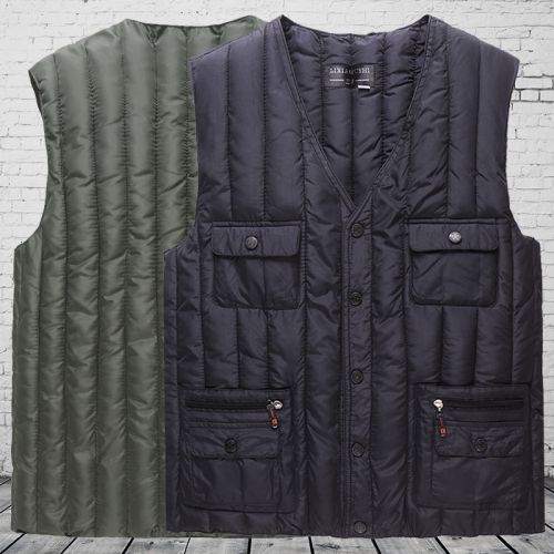 Débardeur homme Cotton vest en rayonne pour hiver - Ref 1600290