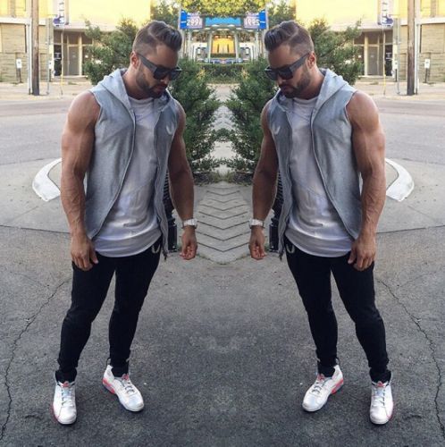 Débardeur sport homme AESTHETIC REVOLUTION en coton - Ref 537524