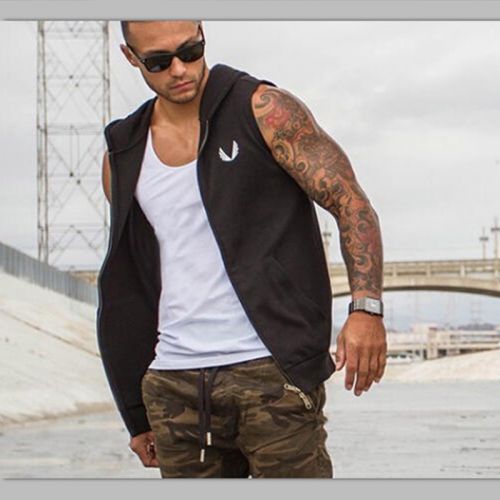  Débardeur sport homme en coton - Ref 539623