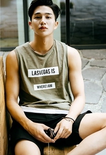 Débardeur sport homme Référence réseau Han Guoguan - Ref 540021