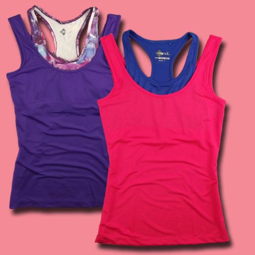 Débardeur sport pour femme en polyester - Ref 2026807