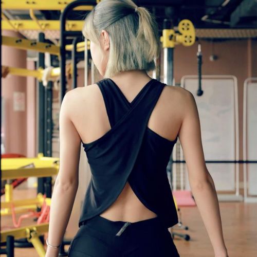 Débardeur sport pour femme en nylon - Ref 2026932