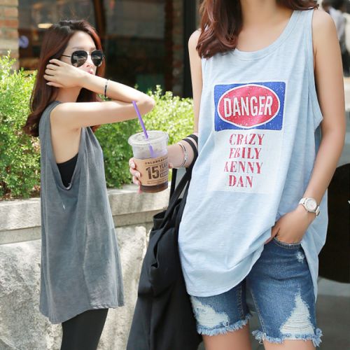 Débardeur sport pour femme PINKSISLY en coton - Ref 2027503