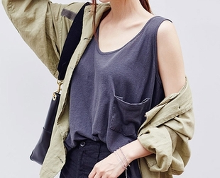 Débardeur sport pour femme CHUU en coton - Ref 2027652