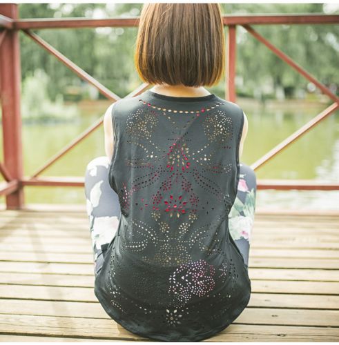 Débardeur sport pour femme SHINNING en polyester - Ref 2027791