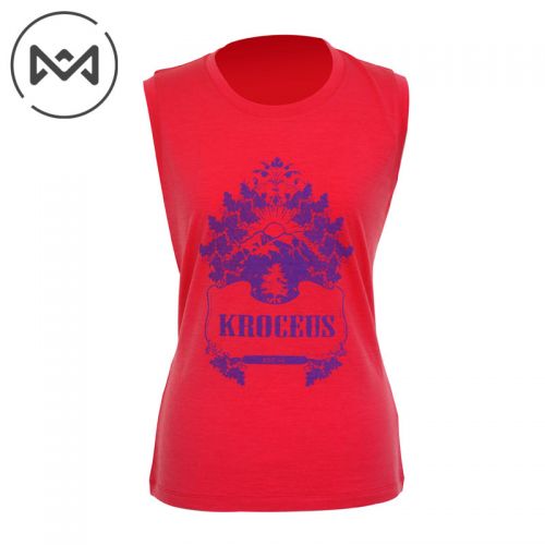 Débardeur sport pour femme KROCEUS en mélange de coton - Ref 2028234