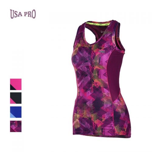 Débardeur sport pour femme USA PRO en polyester - Ref 2028680