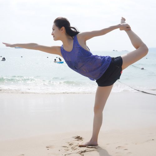 Débardeur sport pour femme en nylon - Ref 2029082