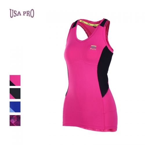 Débardeur sport pour femme USA PRO en polyester - Ref 2029422