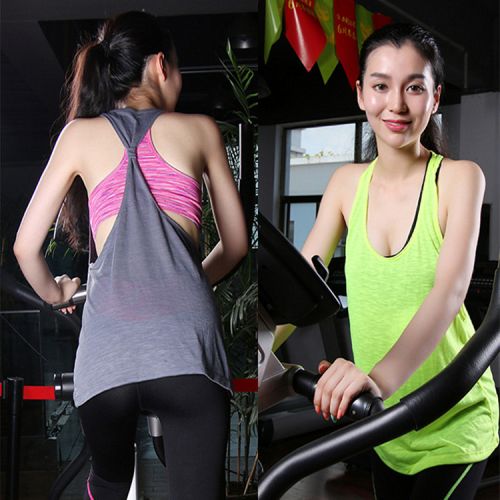Débardeur sport pour femme en coton - Ref 2029532