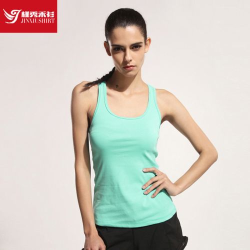 Débardeur sport pour femme en coton - Ref 2029668
