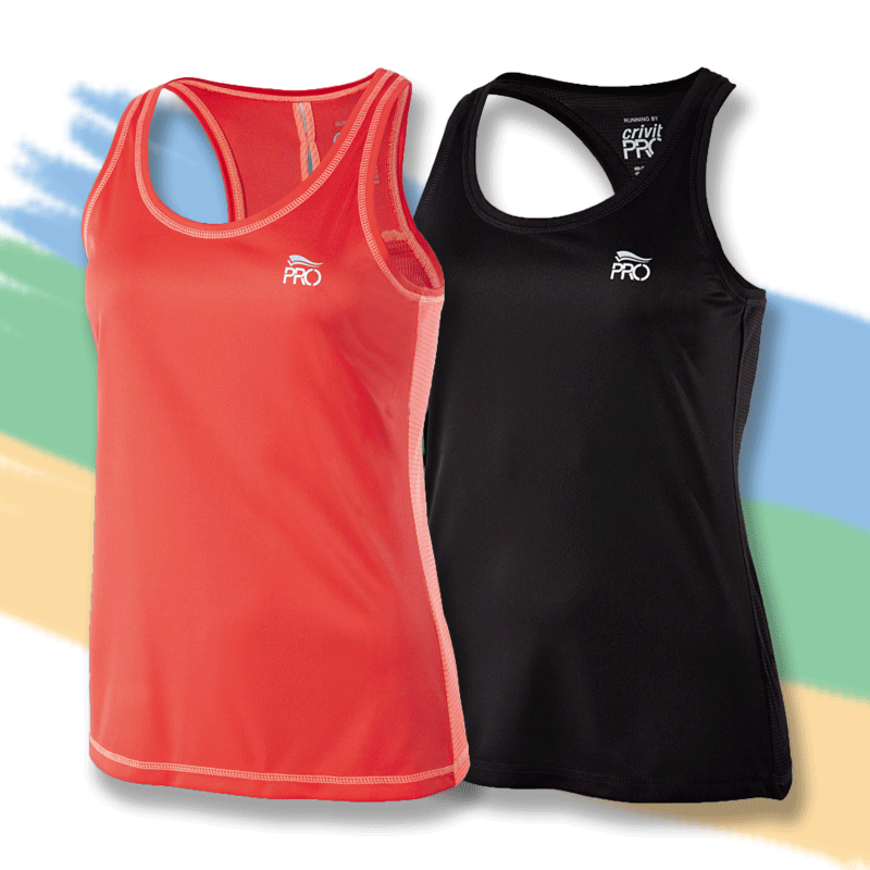 Débardeur sport pour femme CRIVIT en polyester - Ref 2029733