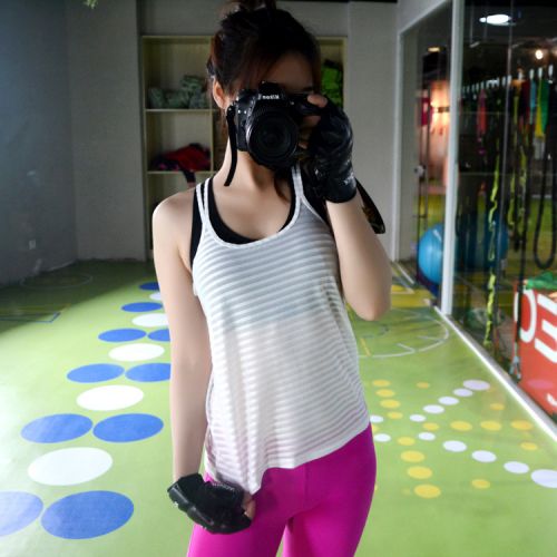 Débardeur sport pour femme en polyester - Ref 2029847