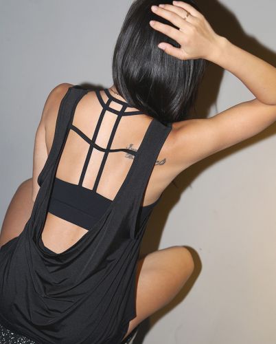 Débardeur sport pour femme en polyester - Ref 2030027