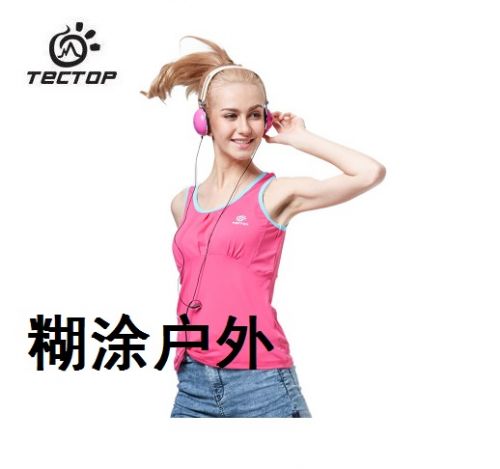 Débardeur sport pour femme TECTOP en polyester - Ref 2030338