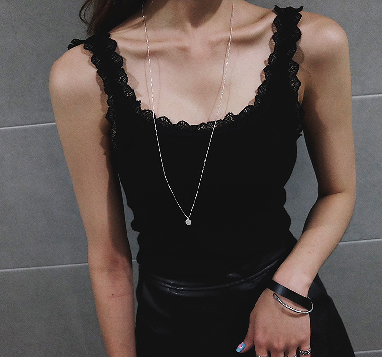 Débardeur sport pour femme LAGIRL en coton - Ref 2031110