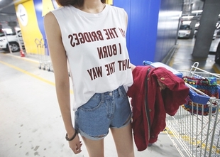 Débardeur sport pour femme KONGSTYLE en coton - Ref 2031115