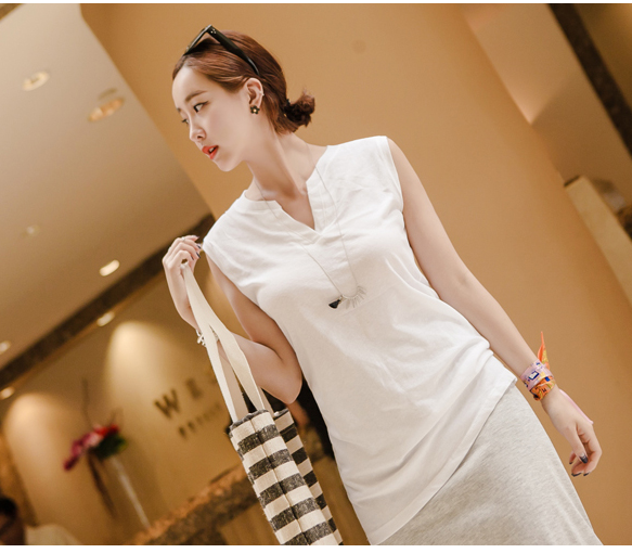 Débardeur sport pour femme JOAMOM en coton - Ref 2031195