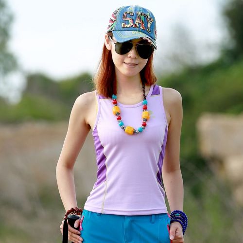 Débardeur sport pour femme en nylon - Ref 2031215