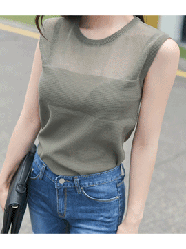 Débardeur sport pour femme BONJOURLADY en acrylique - Ref 2031271