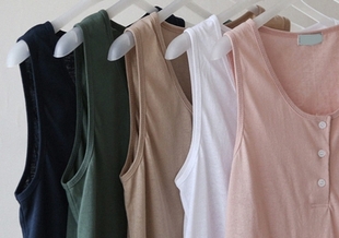 Débardeur sport pour femme GOROKE en coton - Ref 2031325