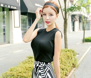 Débardeur sport pour femme PLANJ en acrylique - Ref 2031337