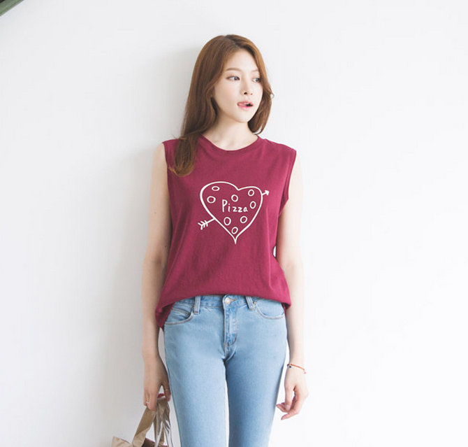 Débardeur sport pour femme LALAEL en coton - Ref 2031339